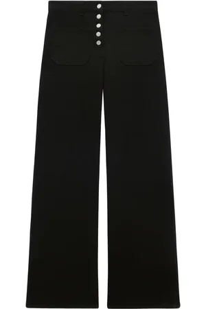 Courrèges Jeans anchos de tiro bajo
