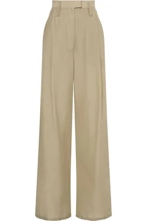 Serafini Pantalones anchos con tiro alto