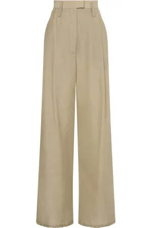 Serafini Pantalones anchos con tiro alto