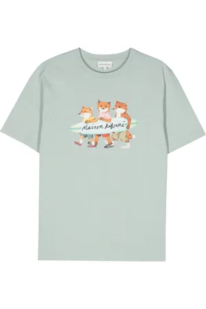 Maison Kitsuné Playera con motivo Fox