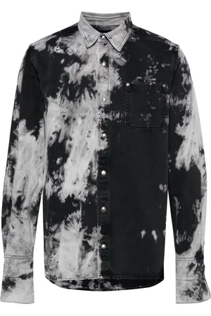 LGN LOUIS GABRIEL NOUCHI Camisa de mezclilla con motivo tie-dye