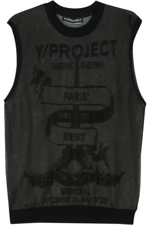 Y / PROJECT Chaleco semitransparente