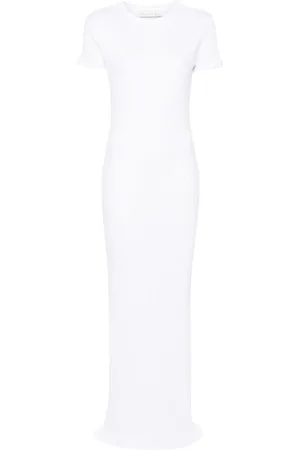 Ludovic De Saint Sernin Vestido largo con logo bordado
