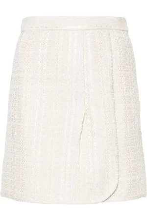 IRO Falda corta de bouclé