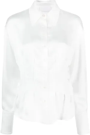 GENNY Camisa satinada con botones