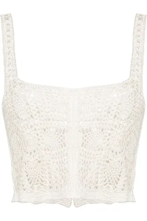 FORTE FORTE Top corto de crochet