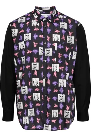 Comme des Garçons Camisa Self Portrait de COMME DES GARÇONS SHIRT x Andy Warhol