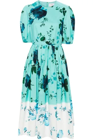 Erdem Vestido midi con estampado floral