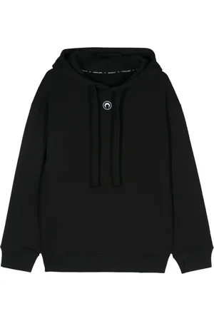 Marine Serre Hoodie con motivo Crescent Moon