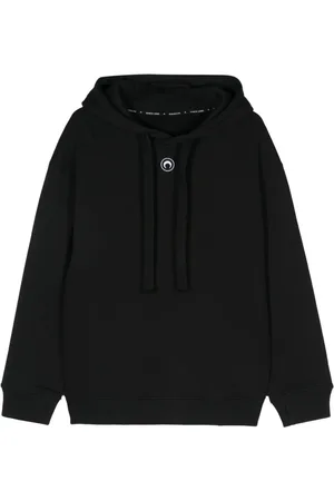 Marine Serre Hoodie con motivo Crescent Moon