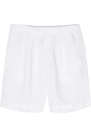 Boglioli Bermudas de chambray con pinzas