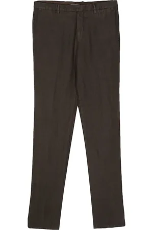 Boglioli Pantalones tapered de chambray
