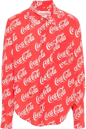 ERL Camisa estampado de x Coca-Cola
