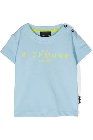 John Richmond Playera con logo estampado