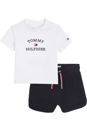 Tommy Hilfiger Conjunto de shorts con logo bordado