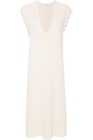 Max Mara Vestido midi con ribete de crochet