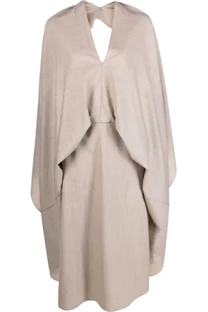 Fendi Vestido drapeado con aberturas