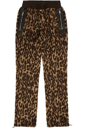 AMIRI Pantalones con estampado de leopardo