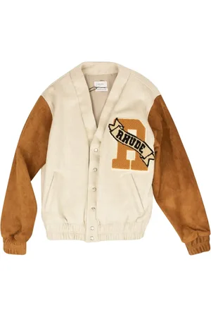 Rhude Chamarra bomber de gamuza