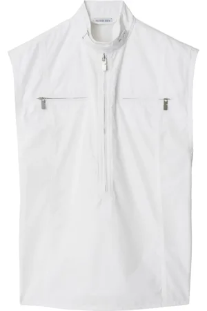 Burberry Camiseta con medio cierre