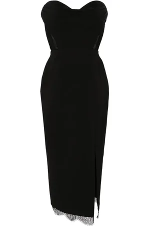 Marchesa Notte Vestido estilo strapless