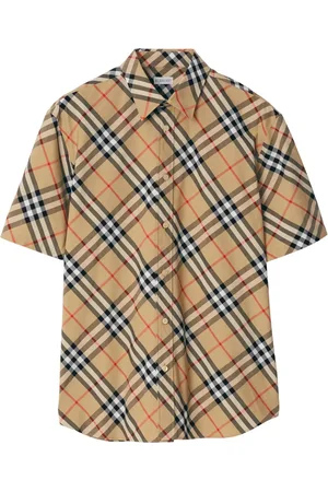 Burberry Camisa con cuadros estampados