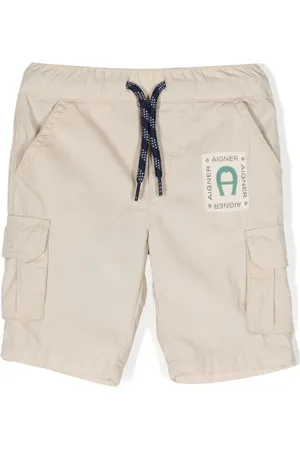 Aigner Shorts Bermuda con parche del logo