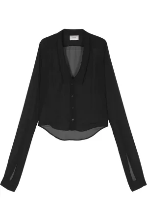 COPERNI Camisa transparente con mangas extralargas