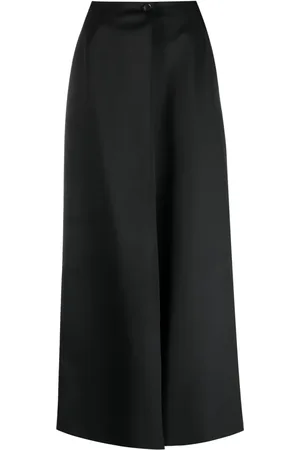 Givenchy Falda cruzada con cintura alta