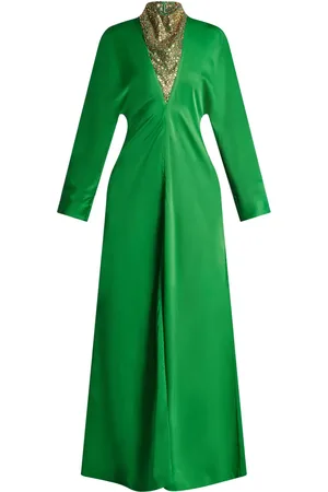Salvatore Ferragamo Vestido de fiesta manga larga