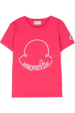 Moncler Playera con detalle del logo 3D
