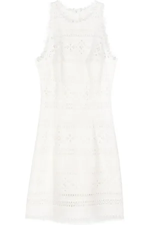 ERMANNO SCERVINO Vestido corto tejido con flecos