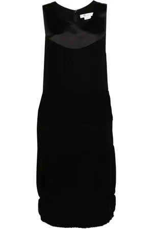 Comme des Garçons Vestido con detalles plisados