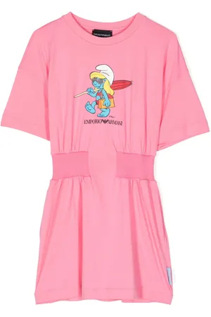 Emporio Armani Vestido tipo suéter de x The Smurfs