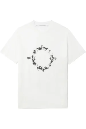 JULIUS Playera con estampado abstracto