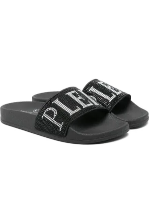 Philipp Plein Flip flops con detalles de cristal