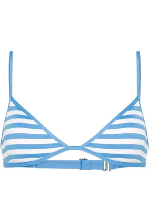 Ralph Lauren Top de bikini con rayas estampadas