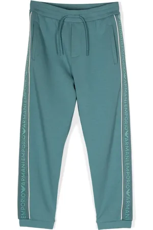 Emporio Armani Pants con franja del logo