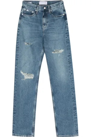 Calvin Klein Jeans rectos con tiro alto