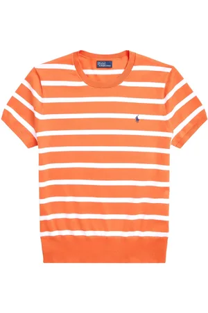 Ralph Lauren Top tejido con motivo de rayas