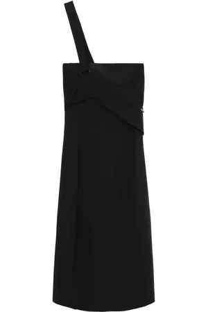 Hyein Seo Vestido midi con hombro descubierto