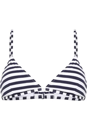 Ralph Lauren Top de bikini con rayas estampadas