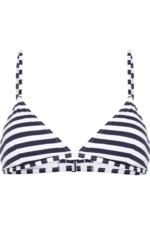 Ralph Lauren Top de bikini con rayas estampadas