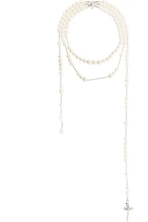 Vivienne Westwood Collar de perlas con detalles