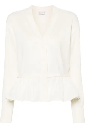 Moncler Cárdigan con dobladillo peplum