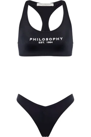 Serafini Bikini con logo estampado