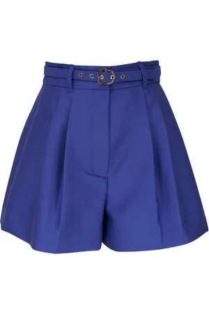 ZIMMERMANN Shorts con tiro alto y cinturón
