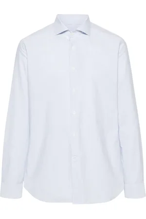 corneliani Camisa con rayas estampadas