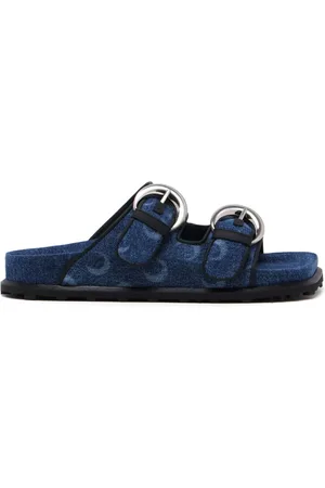 Marine Serre Sandalias con estampado Moon