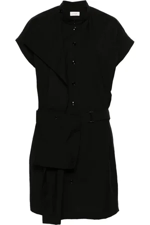 LEMAIRE Vestido corto con diseño asimétrico